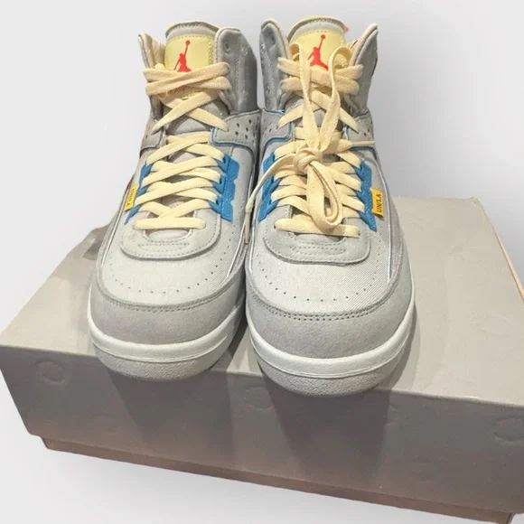 NEW Air Jordan 2 Retro SP x Union LA Grey Fog Men’s 9 NWT w/ box